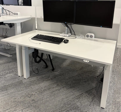 Steelcase Ology Back-to-Back Height Adjustable Desks - 1400 x 800mm